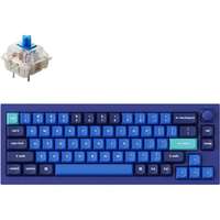 Keychron Keychron q2 swappable rgb backlight knob iso usb hot-swap gateron g pro blue billentyűzet kék q2-o2