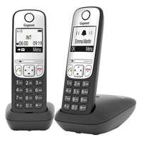 Gigaset Gigaset a690 duo telefon készülék (vezeték nélküli, 1 bázis, 2 kézibeszélő) fekete l36852-h2810-b101