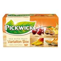 PICKWICK Fekete tea pickwick ízesített sárga variációk cseresznye-trópusi-mangó-sárgadinnye 20 filter/doboz 4 060 131