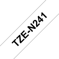 Brother Brother szalag tze-n241, fehér alapon fekete, nem laminált, 18mm 0.7", 8 méter tzen241