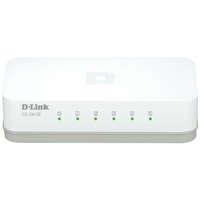 D-Link D-link switch 5x100mbps műanyagházas asztali, go-sw-5e/e