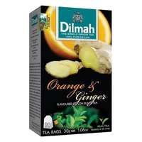 DILMAH Fekete tea dilmah orange & ginger 20 filter/doboz