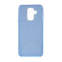 gigapack Szilikon telefonvédő (műanyag belső, kivehető csillámporos papír réteg) kék gp-78782