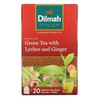 DILMAH Zöld tea dilmah lychee & ginger 20 filter/doboz
