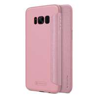 Nillkin Nillkin sparkle műanyag telefonvédő (mikroszálas bőr hatású flip, oldalra nyíló) rózsaszín gp-69277