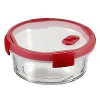 CURVER ételtartó üveg curver smart cook kerek üveg 0,6l piros 00117-472-00