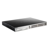 D-Link D-link 24 x 10/100/1000base-t poe ports (370w budget) layer 3 stackable managed dgs-3130-30ps/si