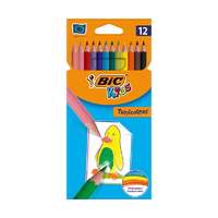 BIC Színes ceruza bic kids tropicolors hatszögletű 12 db/készlet 83256611