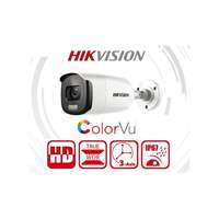 Hikvision Hikvision ds-2ce12dft-f kültéri, 2mp, 3.6mm, fehér led 40m, colorvu 4in1 hd analóg csőkamera ds-2ce12dft-f(3.6mm)