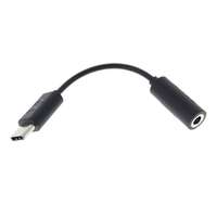 SONY Sony audió adapter kábel (3.5mm jack aljzat - type-c) fekete ec260