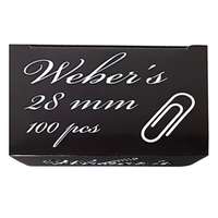 WEBER S Gemkapocs webers 28mm nikkel 100db/dob 83zpc28