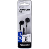 Panasonic Panasonic rp-tcm55e fekete mikrofonos, vezetékes fülhallgató headset rp-tcm55e-k