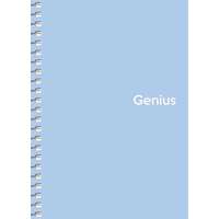 SHKOLYARYK Spirálfüzet, a6, kockás, 80 lap, pp borító, shkolyaryk "genius pastel", vegyes a6-080-6805k