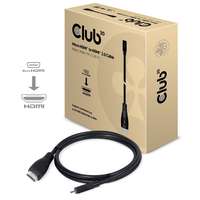 CLUB 3D Kab club3d micro hdmi to hdmi 2.0 kábel 4k60hz, male/male 1 m/3.28 ft.bi-directional cac-1351