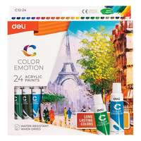 DELI Deli color emotion (gouache) 12ml 24db/csomag tempera készlet dec11-24