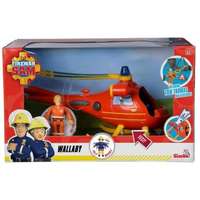 Simba Sam, a tűzoltó: wallaby mentőhelikopter tom figurával