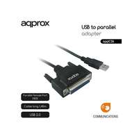 Approx Approx kábel átalakító - usb2.0 to párhuzamos (paraller) port adapte appc26