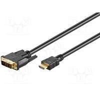 Goobay Goobay 51881 1,5m aranyozott hdmi-dvi kábel