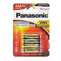Panasonic Panasonic pro power tartós elem (aaa, lr03ppg, 1.5v, alkáli) 4db/csomag lr03ppg-4bp / lr03xeg-4b