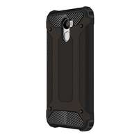 gigapack Defender műanyag telefonvédő (ütésállóság, légpárnás sarok, szilikon belső, fémhatás) fekete gp-68496