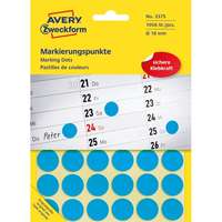 AVERY Avery 3375 18mm 1056db-os kék jelölőpont