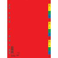 DONAU Regiszter, műanyag, a4, a-z, donau, színes 7726095pl-99