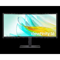 Samsung Samsung 34" ls34c652uauxen viewfinity s6 s65uc uwqhd va 21:9 5ms ívelt ultrawide monitor