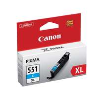 Canon Cli-551cxl tintapatron pixma ip7250, mg5450, mg6350 nyomtatókhoz, canon, cián, 11ml 6444b001/cli-551cxl