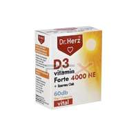 - Dr. herz d3-vitamin 4000 ne+szerves cink kapszula 60db