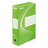 ESSELTE Archiválódoboz, a4, 80 mm, karton, esselte "boxycolor", zöld 128414