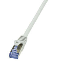 LogiLink Logilink patch kábel primeline, cat.6a, s/ftp, szürke, 0,25 m