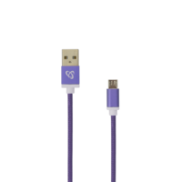 SBOX Sbox kábel, cable usb a male - micro usb male 1.5 m purple usb-10315u