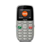 Gigaset Gigaset gl390 mobiltelefon, idősek számára, dual sim, titán-ezüst s30853-h1177-r601