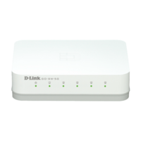 D-Link D-link switch 5x1000mbps műanyagházas asztali, go-sw-5g/e