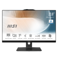 MSI DT Msi business aio modern am242p 12m-462eu, 23,8" fhd, i7-1260p, 16gb, 1tb m.2, int, win11h, black 9s6-ae0711-462