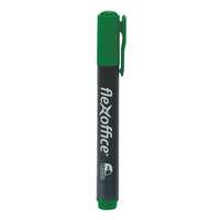 FLEXOFFICE Alkoholos marker, 1,5 mm, kúpos, flexoffice "pm03", zöld fo-pm03green