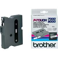 Brother Brother tx-211 laminált p-touch szalag (6mm) black on white - 15m tx211