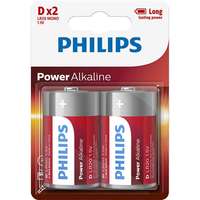 Philips Philips lr20p2b/10 elem power alkali d 2-bliszter