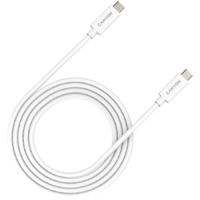 Canyon Canyon uc-42, cable, u4-cc-5a2m-e, usb4 type-c to type-c cable assembly 20g 2m 5a 240w(erp) with e-mark, ce, rohs, white