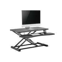 Equip Equip monitor/periféria asztali állvány - 650840 (ergonomikus, állítható magasság: 10-50 cm, max.: 15kg, acél, fekete)
