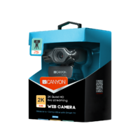 Canyon Canyon 2k quadhd live streaming fekete webkamera (cns-cwc6n)