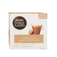 NESCAFE Kávékapszula nescafe dolce gusto cortado 16 kapszula/doboz c50318