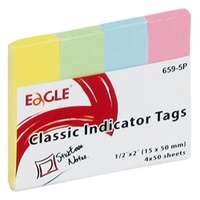 EAGLE Oldaljelölő eagle 659-5p papír pasztell 4 szín 150-1243