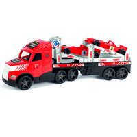 Wader Wader: magic truck - f1 autó szállító kamion - piros