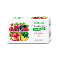 HERBÁRIA Gyümölcstea herbária mix 2. gránátalma-erdei gyümölcs-eper-ananász 20 filter/doboz