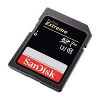 Sandisk 128gb sandisk extreme sdxc uhs-i class10 u3 v30 (sdsdxva-128g-gncin / 121580)