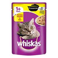 WHISKAS állateledel alutasakos whiskas casserole macskáknak csirke 85g 351248