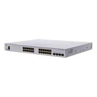 Cisco Cisco cbs250-24p-4g 24x gbe poe+ lan 4x sfp port l2 menedzselhető poe+ switch cbs250-24p-4g-eu