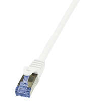 LogiLink Logilink patch kábel primeline, cat.6a, s/ftp, fehér, 0,5 m