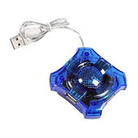 Esperanza Esperanza 4-portos hub usb2.0, kék